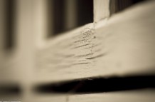 Cracked windowsill
